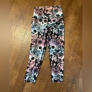 Skull workout pants